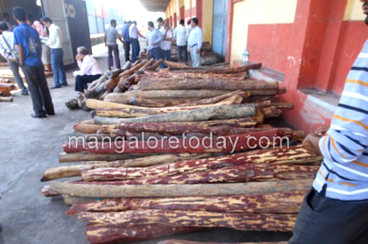 Red sandalwood seized at NMPT